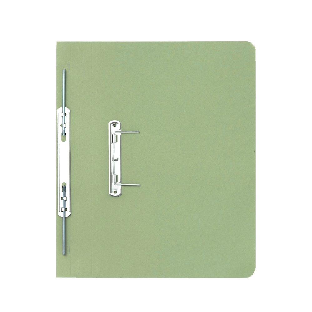 Guildhall Spring Transfer File Manilla Foolscap 315gsm Green (Pack 50)