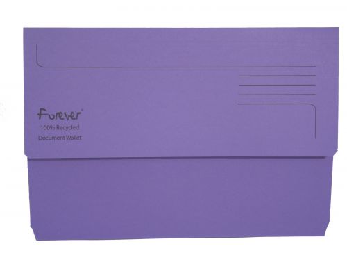 Forever Document Wallets 300gsm 345x245mm Purple PK25 Review