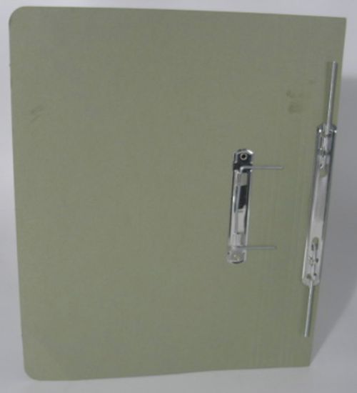 Guildhall Spring Transfer File Manilla Foolscap 420gsm Green (Pack 25)
