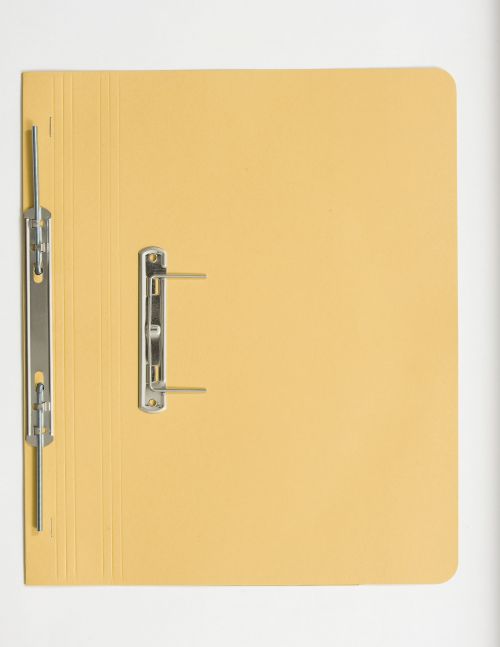 Guildhall Spring Transfer File Manilla Foolscap 420gsm Yellow (Pack 25)
