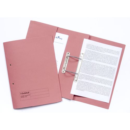 Guildhall+Transfer+Spring+Transfer+File+Manilla+Foolscap+315gsm+Pink+%28Pack+25%29+-+349-PNKZ