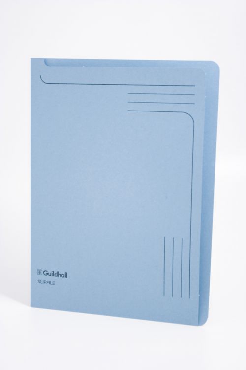 Guildhall+Slipfile+230gsm+Capacity+50+Sheets+A4+Blue+Ref+4601Z+%5BPack+50%5D