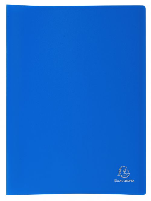 Exacompta A4 Display Book Soft Eco Polypropylene 40 Pocket Blue