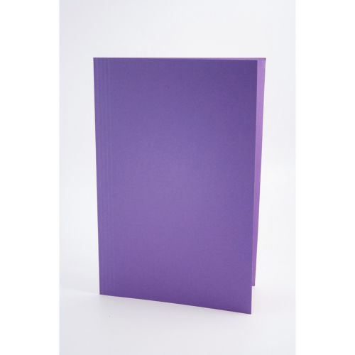 Guildhall Square Cut Folder Manilla Foolscap 250gsm Mauve (Pack 100) - FS250-MVEZ