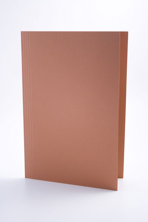 Guildhall Square Cut Folder Manilla Foolscap 250gsm Orange (Pack 100)
