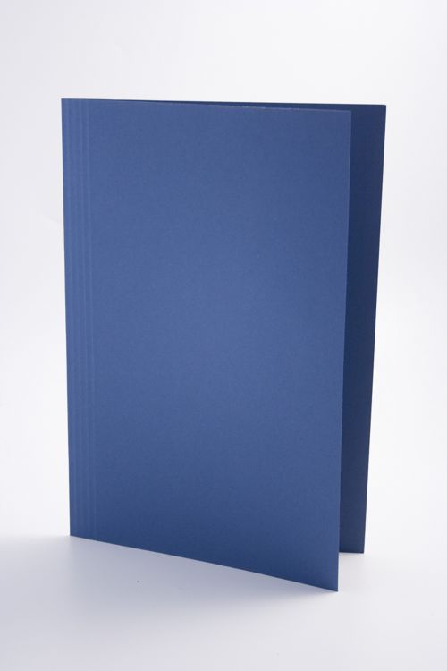Guildhall Square Cut Folder Manilla Foolscap 290gsm Blue (Pack 100)