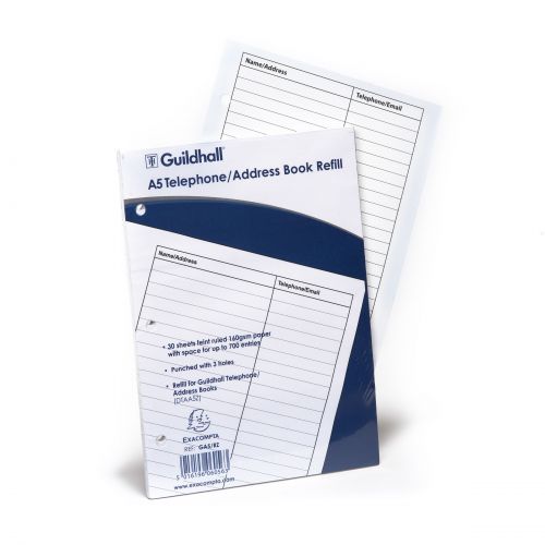 Goldine A5 Address Book Refill 30 Sheets