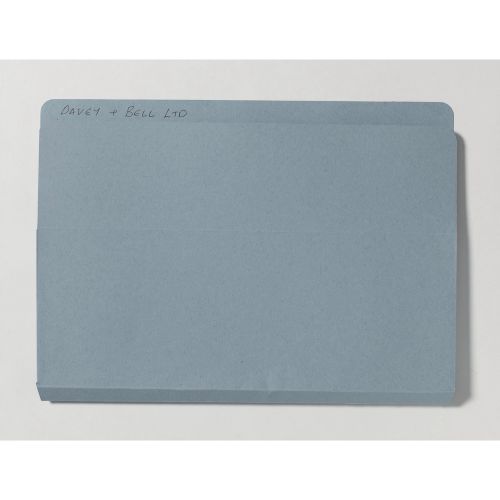 Guildhall Open Top Wallet Manilla Foolscap 315gsm Blue (Pack 50) - OTW-BLUZ