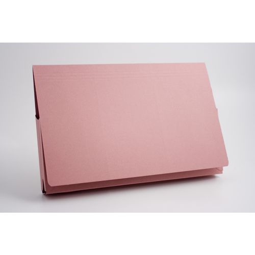 Guildhall Document Wallet Full Flap 315gsm Capacity 35mm Foolscap Pink Ref PW2-PNKZ [Pack 50]