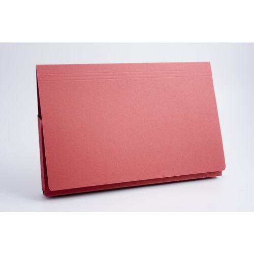 Guildhall Document Wallet Full Flap 315gsm Capacity 35mm Foolscap Red Ref PW2-REDZ [Pack 50]