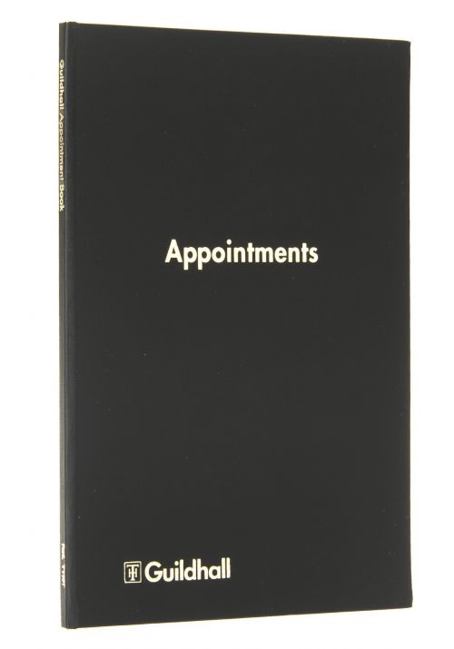 Visitors Books Guildhall Appointments Book 298x203mm 104 Pages Blue T1197Z