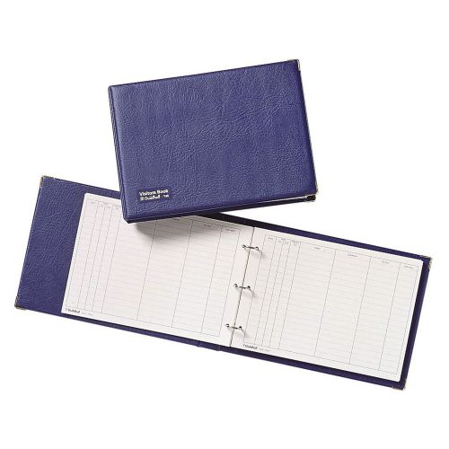 Guildhall Visitor Binder Loose Leaf PVC 3 Rings with 50 Sheets Blue T40Z