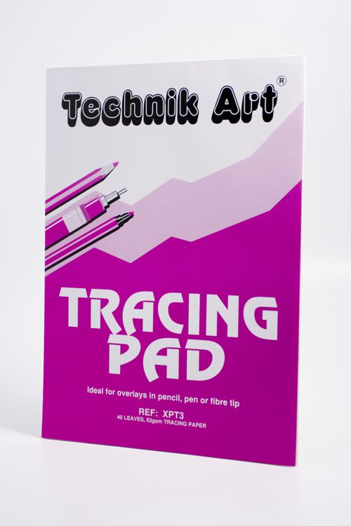 Drawing Pads Technik Art A3 Tracing Pad 63gsm 40 Sheets