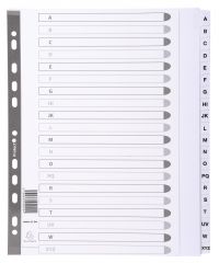 EXACOMPTA INDEX A-Z A4 EXTRA WIDE 160GSM