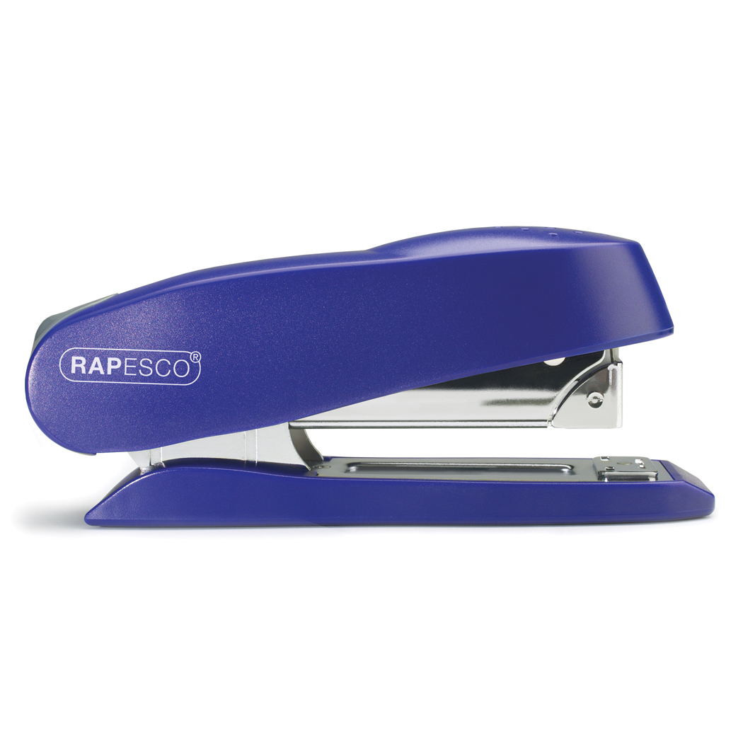 Rapesco Luna Half Strip Stapler Metal 50 Sheet Blue