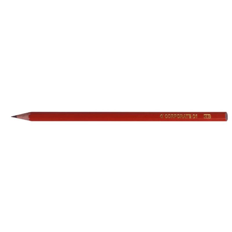 ValueX HB Pencil Hexagonal-Shaped Red Barrel (Pack 12)