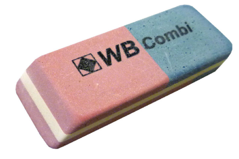 ValueX Combi Eraser Blue/Red (Pack 40)