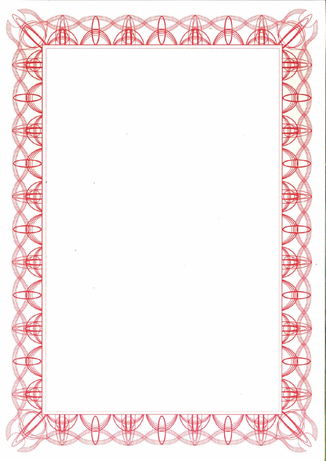 Red Reflex A4 Certifcate Paper PK30