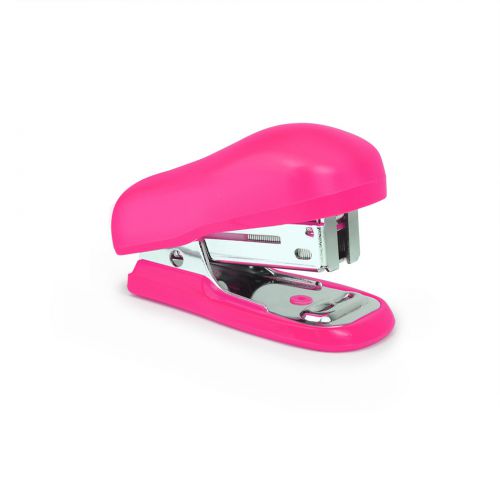 Desktop Staplers Rapesco Bug Mini Stapler Plastic 12 Sheet Hot Pink