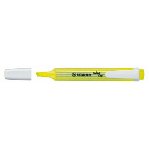 Stabilo Swing Cool Highlighter Chisel Tip 1-4mm YW PK10