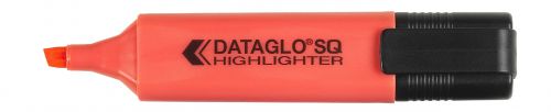 Highlighters ValueX Flat Barrel Highlighter Pen Chisel Tip 1-5mm Line Red (Pack 10)