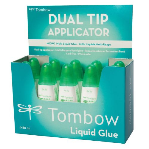 Tombow Liquid glue Multi Talent width two tips display PK10 Review