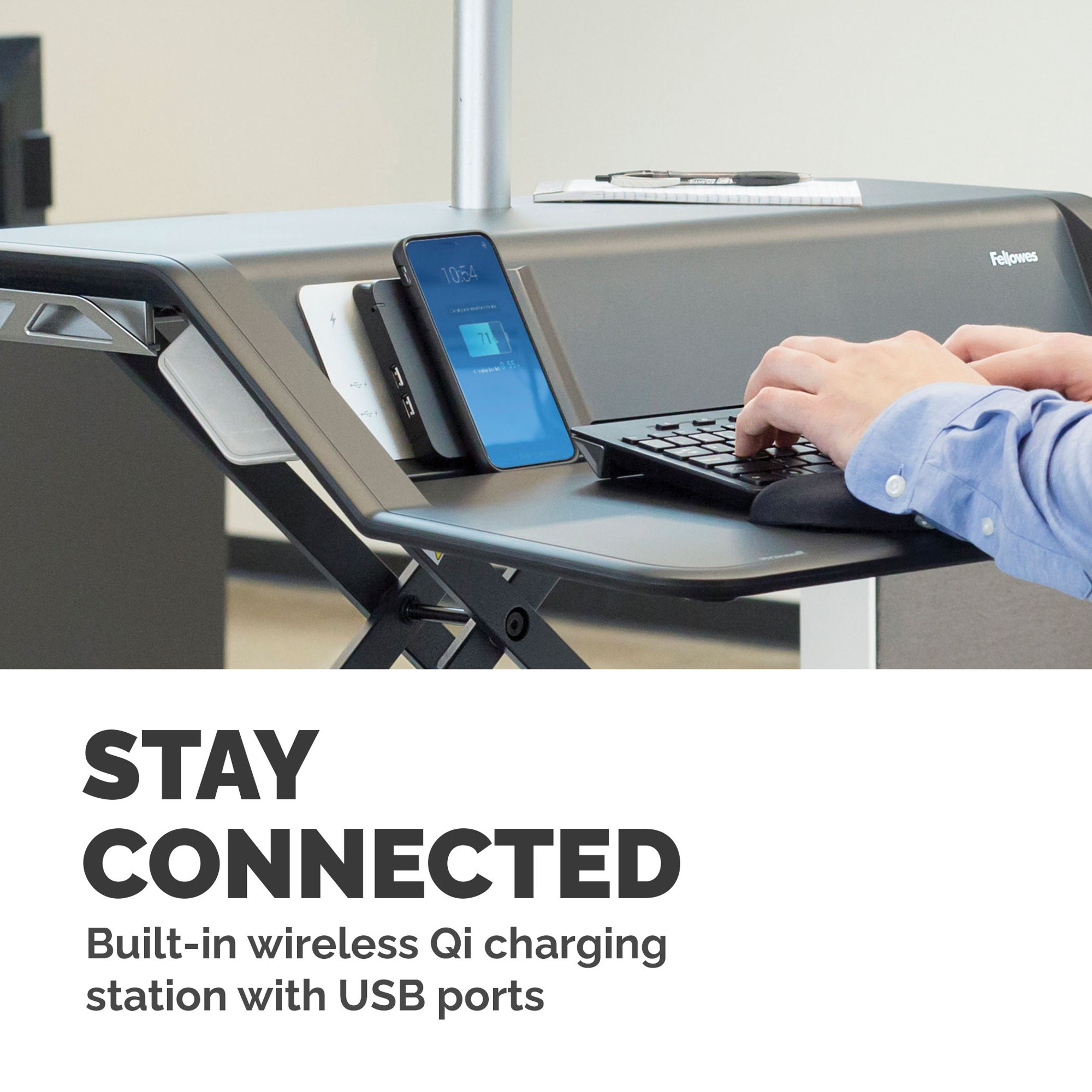 Fellowes Lotus DX sit-Stand Workstation - Stand for LCD