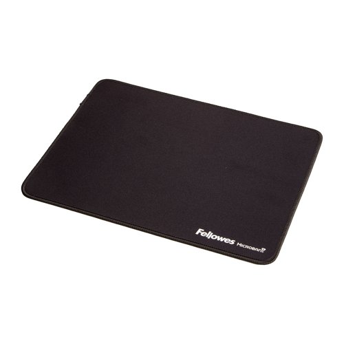 Fellowes Breyta XL Mousepad with Antibacterial Protection Black Fellowes Breyta XL Mousepad with Antibacterial Protection Black