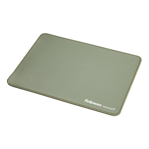 Fellowes Breyta XL Mousepad with Antibacterial Protection Sage Fellowes Breyta XL Mousepad with Antibacterial Protection Sage