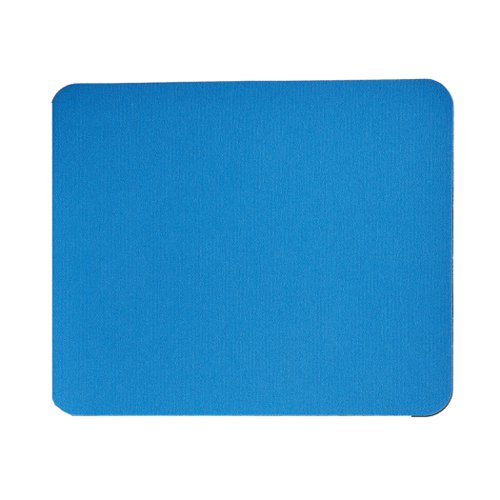 Fellowes Economy Mousepad Rubber Sponge backing and Non-slip Base Blue Ref 29700