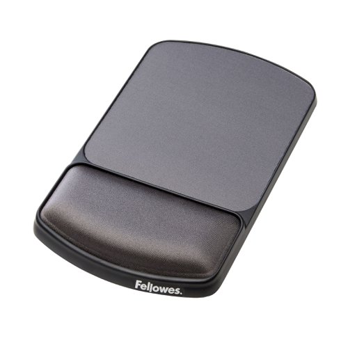 Fellowes Height Adjustable Gel Mouse Pad Graphite Ref 9374001