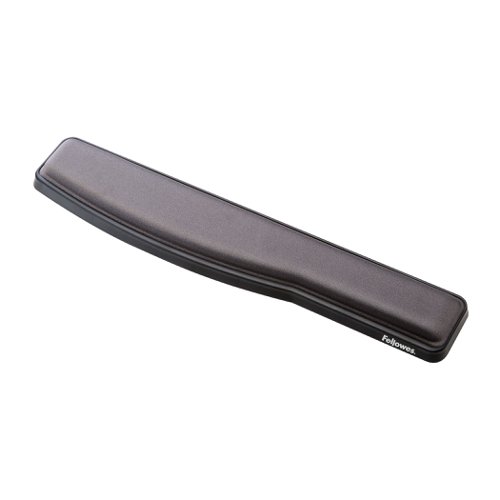 Fellowes Height Adjustable Gel Keyboard Wrist Rest Graphite Ref 9374201