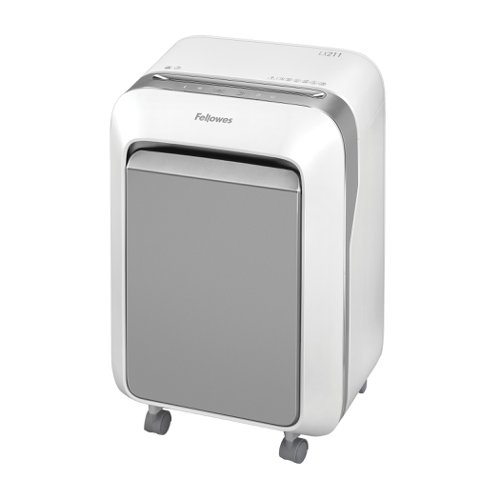 Fellowes LX211 Shredder Micro Cut P-5 White Ref 5050301