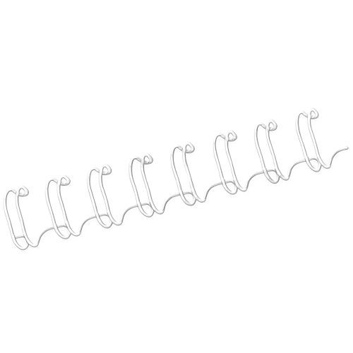 Binding Wires Fellowes Binding Wire Element A4 6mm 34 Loop White(Pack 100) 53215