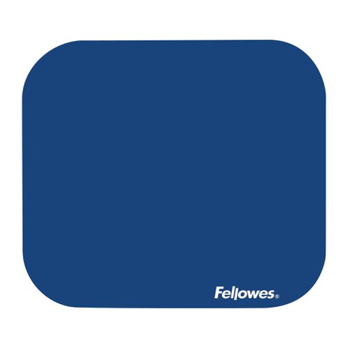 Fellowes+Mousepad+Solid+Colour+Blue+Ref+58021-06