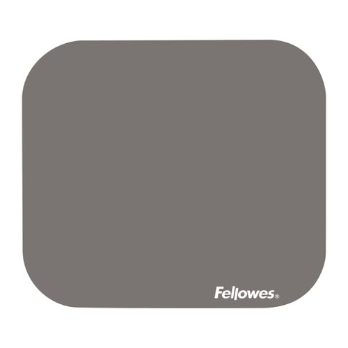 Fellowes+Mousepad+Solid+Colour+Grey+Ref+58023-06