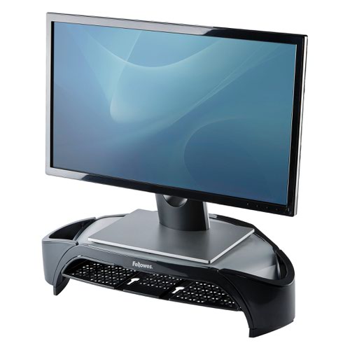 Risers / Stands Fellowes Smart Suites Monitor Riser Plus Black 8020801