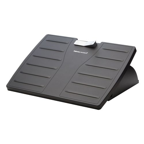 Footrests Fellowes Office Suites Microban Foot Rest Adjustable Black 8035001