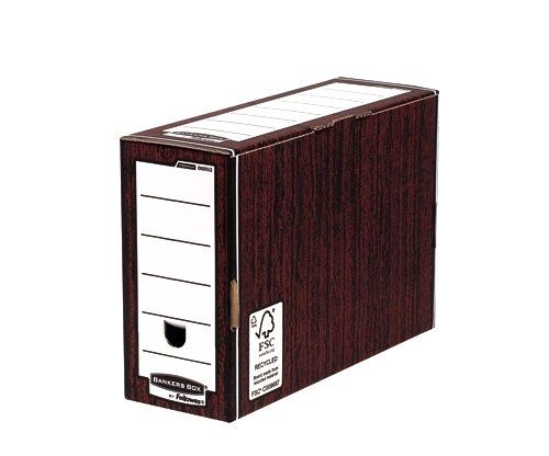 Bankers Box by Fellowes Premium Transfer File Woodgrain Ref 5302-FF [Pack 10]