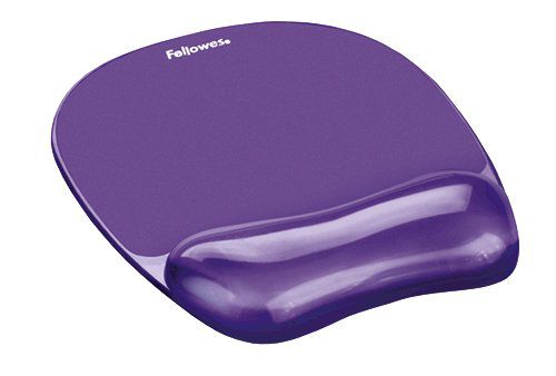 Fellowes Crystal Purple Gel Mouse Pad