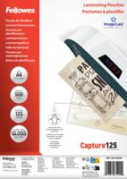 FELLOWES A4 LAMINATING POUCHES GLOSS FIN