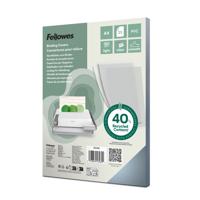 FELLOWES BINDING CVR A4 180MIC CLR (25)