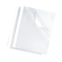 FELLOWES THERMAL BINDING COVER A4 6MM CL