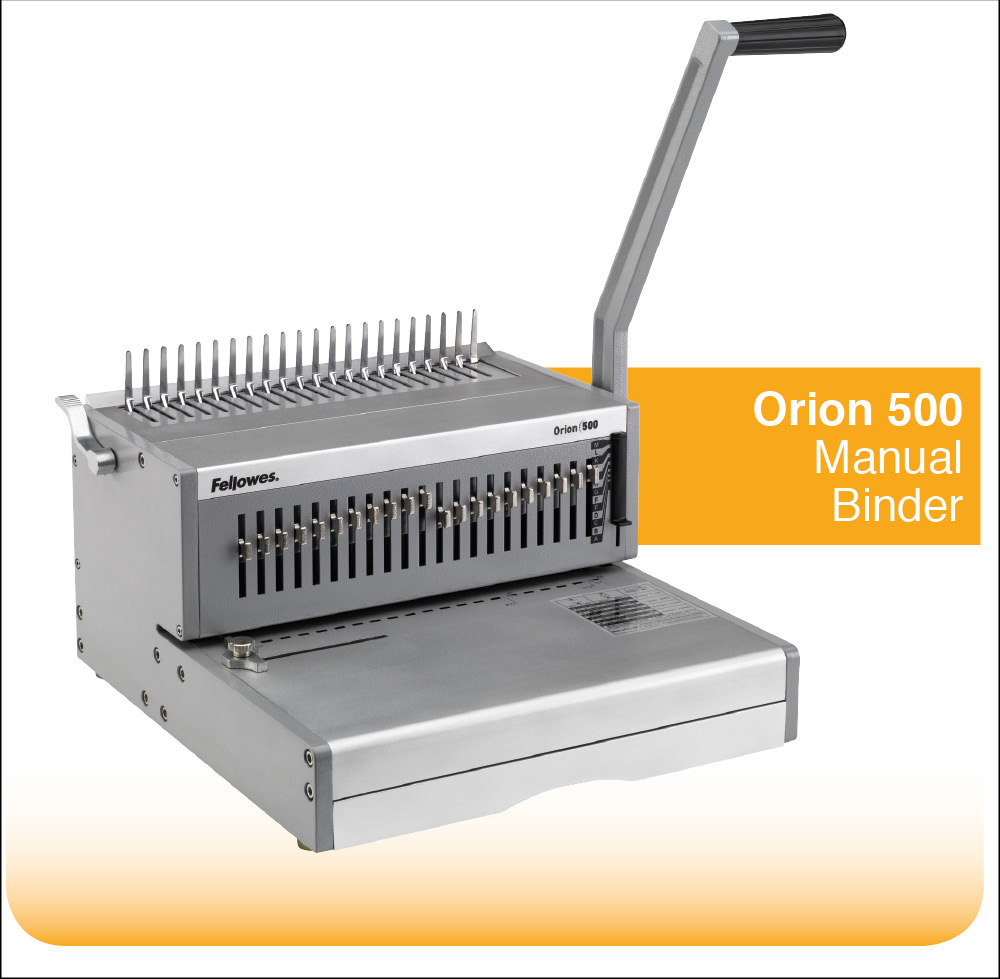 Fellowes Orion Manual Comb Binder