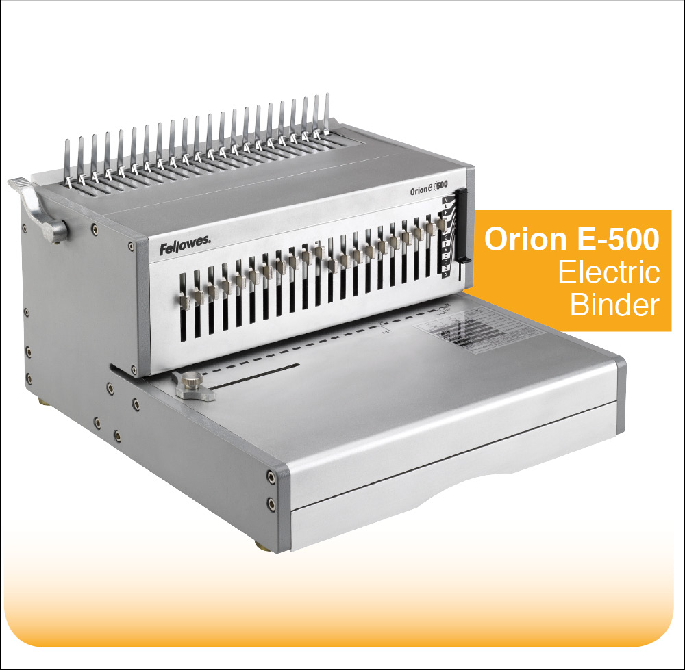 Fellowes Orion Electric Comb Binder