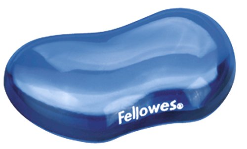 Fellowes Crystal Flex Rest Gel Blue Ref 91177-72 Fellowes Crystal Flex Rest Gel Blue Ref 91177-72