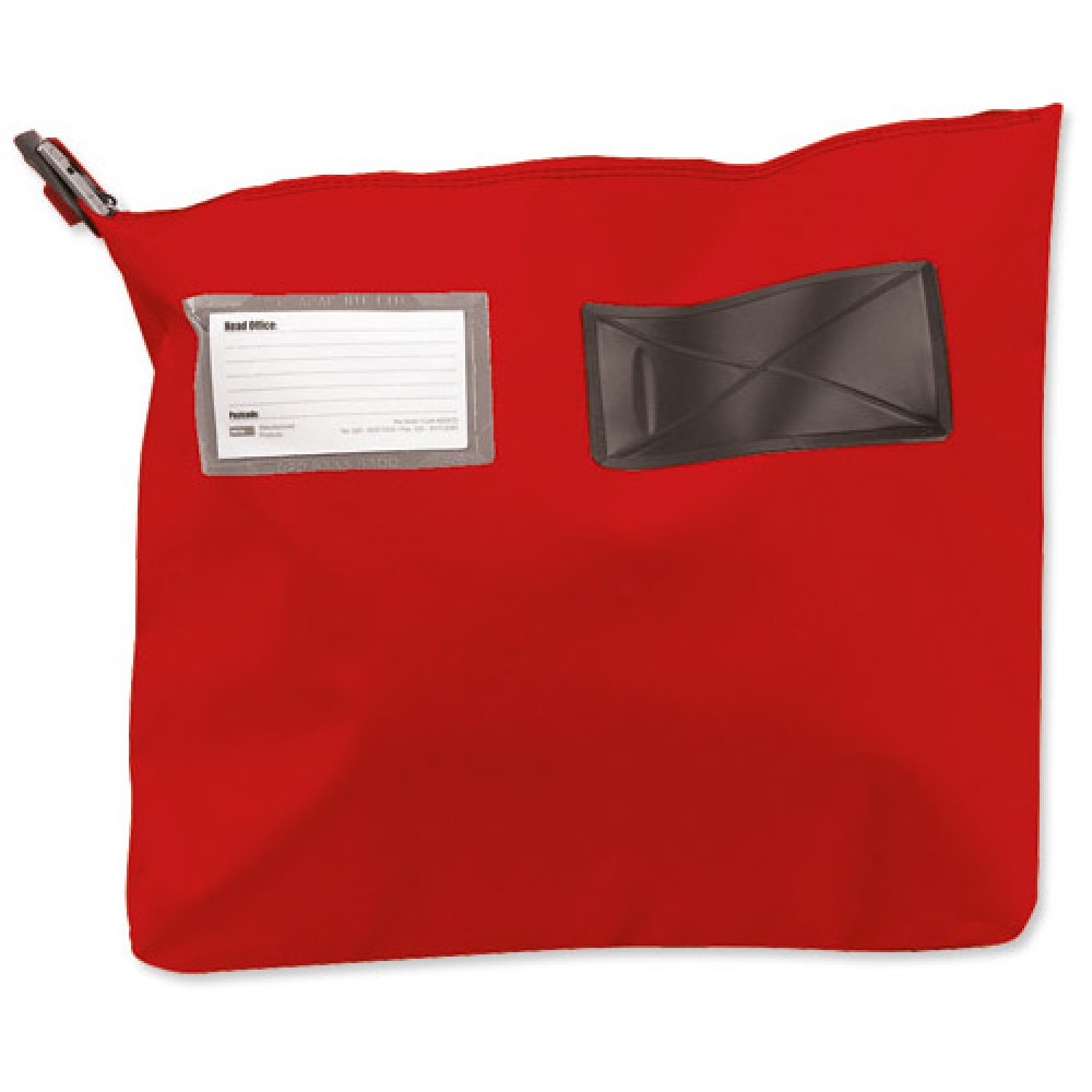 Versapak Single Seam Mail Pouch Medium Red