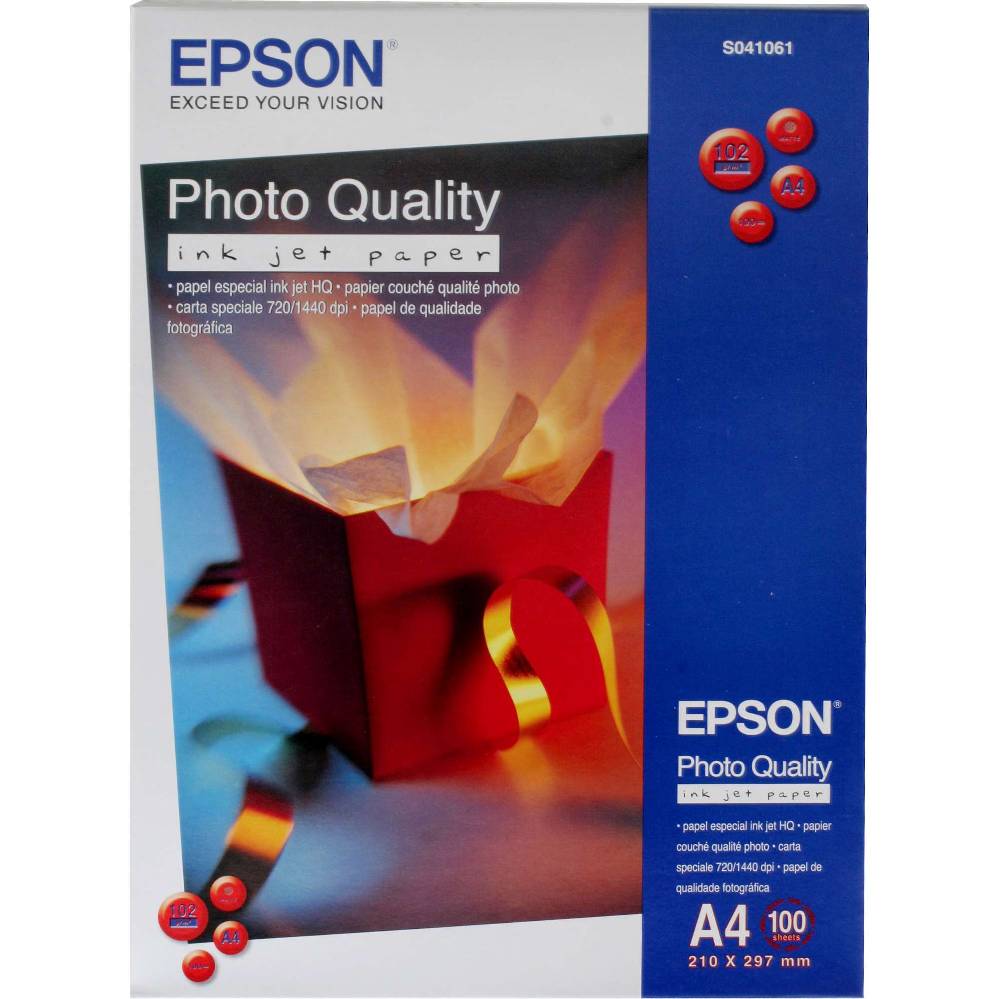 Epson C13S041061 Photo Paper A4 100 Sheets