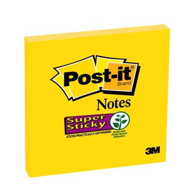 Post-it Yellow SS 76x76 654-S6 PK6