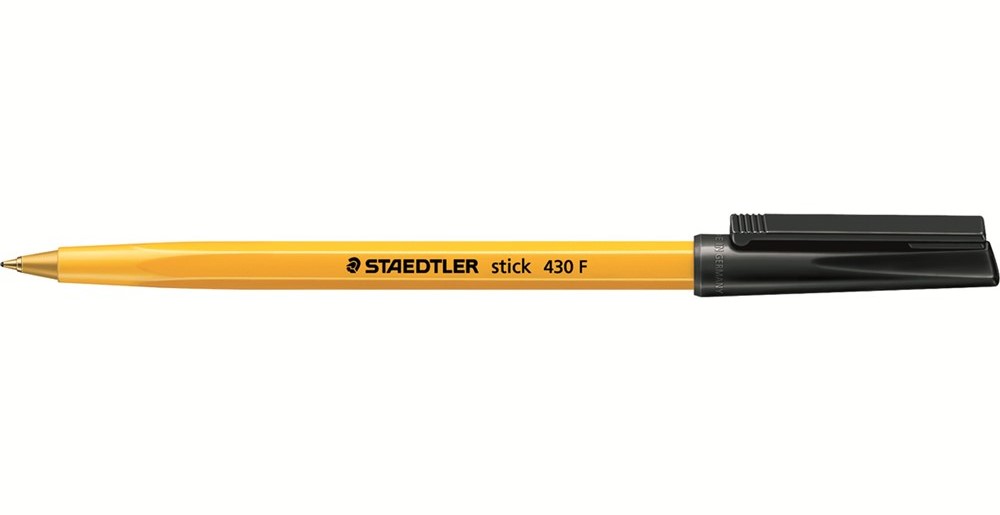 430 Stick Pen Fine 0.3mm BK PK10